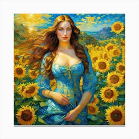 Sunflowers ihg Canvas Print