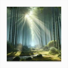 Bamboo Forest 5 Canvas Print