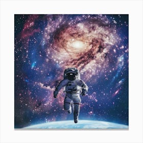 Astronaut In Space 7 Canvas Print