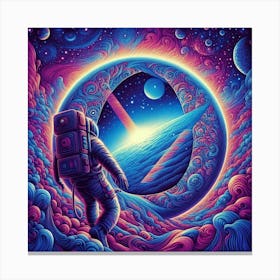 "The Great Way" Moon Man Collection [Risky Sigma] Canvas Print