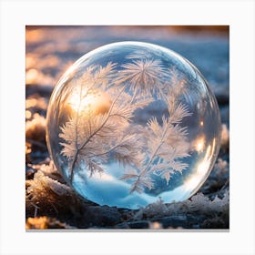 Snow Globe Canvas Print