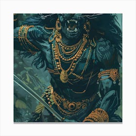 Lord Shiva 11 Canvas Print