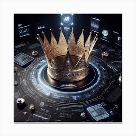 Crown Of Technology Canvas Print