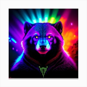 Monster Bear Canvas Print