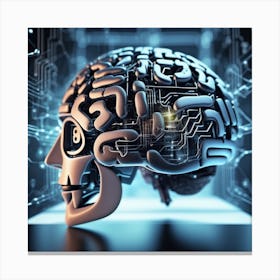 Artificial Intelligence In The Brain 1 Canvas Print