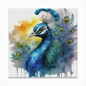 Peacock Canvas Print 1 Canvas Print