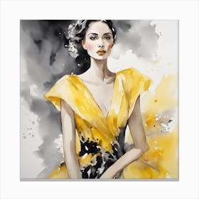 Fashion Illustration 1 Canvas Print