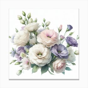 Eustoma 1 Canvas Print