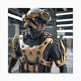 Robot Soldier 1 Canvas Print