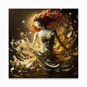 Woman With Red Hair 2 Canvas Print