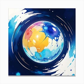 Abstract Sphere Canvas Print