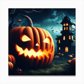 Halloween Pumpkin Canvas Print