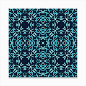 Lapland seamless pattern scandinavian folk 2 Canvas Print