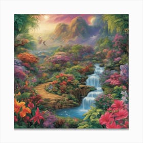 Sacred Garden Of Eden 111 Canvas Print
