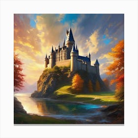 Hogwarts Castle 11 Canvas Print
