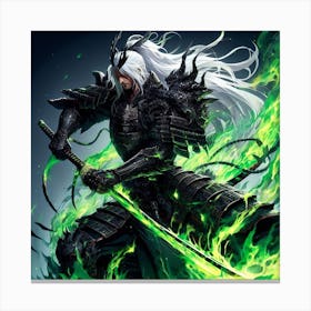 Dragon Warrior Second Kata Canvas Print