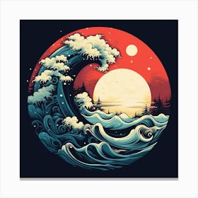 Great Wave Off Kanagawa 1 Canvas Print