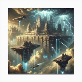 Atmospheric Citadels Canvas Print