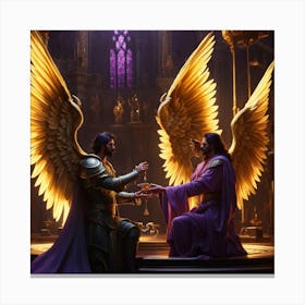 Angels Of Christ Canvas Print