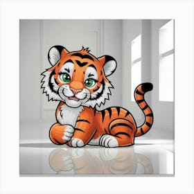 Tiger Cub Canvas Print