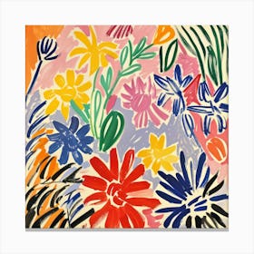 Spring Flowers Painting Matisse Style 5 Canvas Print