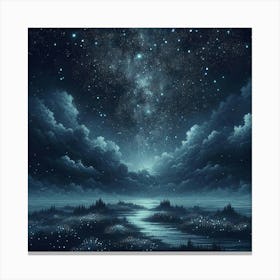 Night Sky 4 Canvas Print