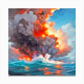 Lava Eruption 2 Canvas Print