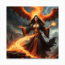 Demon Goddess 1 Canvas Print