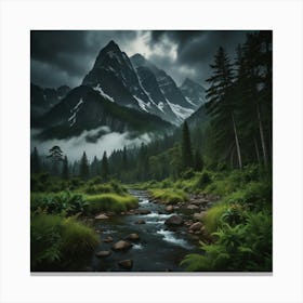 Dark Forest 13 Canvas Print