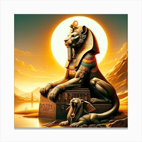 Egyptian Sphinx Canvas Print