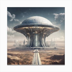 Alien City 1 Canvas Print