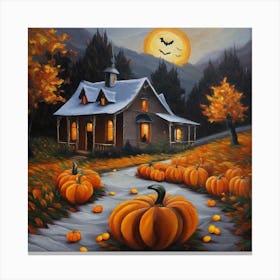 Halloween Pumpkins 7 Canvas Print