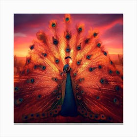 Peacock3 Canvas Print