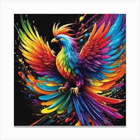 Colorful Parrot 1 Canvas Print