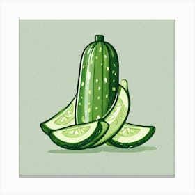 Cucumbers 20 Canvas Print
