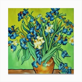 Irises, Vincent Van Gogh 1 Canvas Print