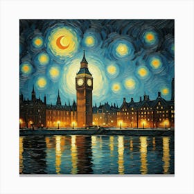 Big Night In London Canvas Print