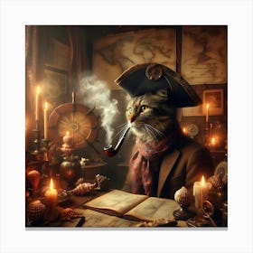 Pirate Cat Canvas Print