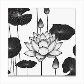 Lotus Flower 1 Canvas Print