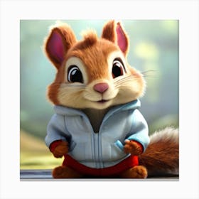 Chipmunk Canvas Print