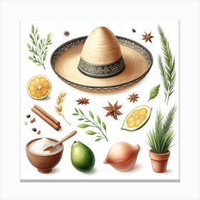 Sombrero 1 Canvas Print