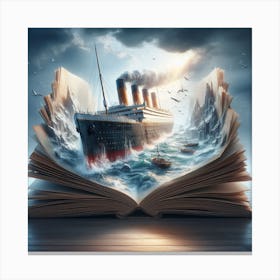 Titanic ship 2 Canvas Print