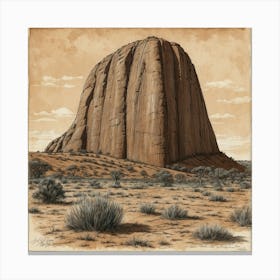 Uluru Canvas Print
