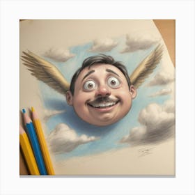 Man With Wings Canvas Print