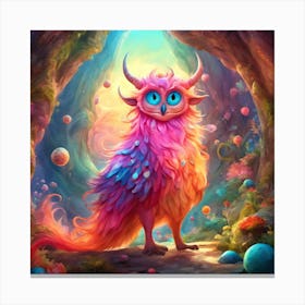 Colorful Owl 44 Canvas Print