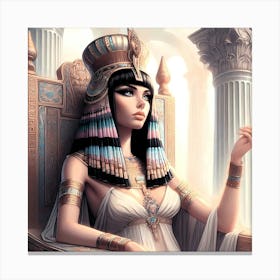 Cleopatra Portrait Artwork 37 Canvas Print