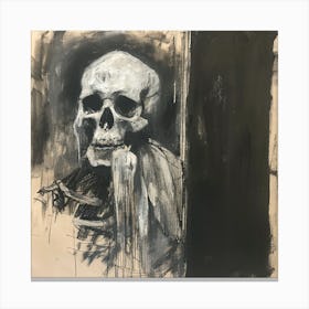 Skeleton 21 Canvas Print