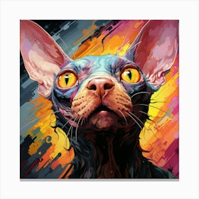 Sphynx Cat 12 Canvas Print