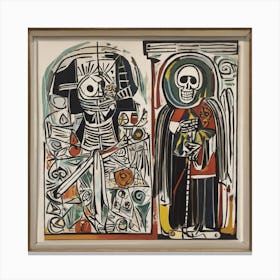 Santa Muerte 2 Canvas Print