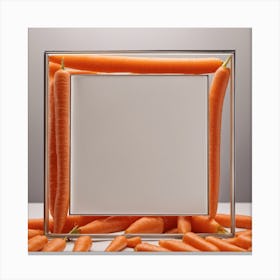 Carrots In A Frame Canvas Print